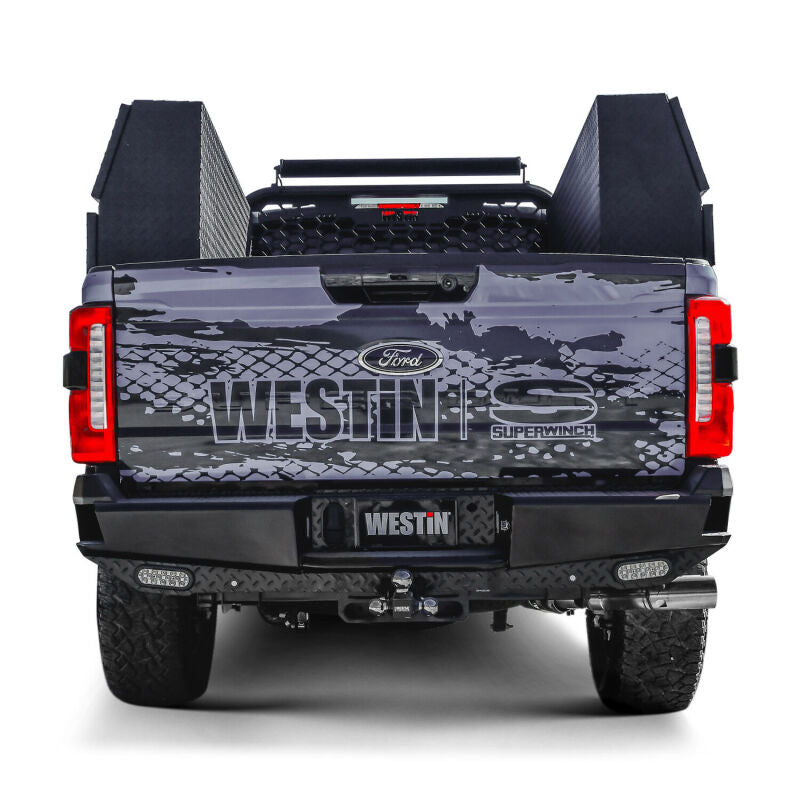 WES HDX Rear Bumpers - Westin 23-25 Ford F-250/350/450/550/600 HDX Bandit Rear Bumper - Black