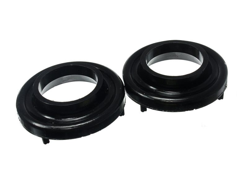ES Spring Isolators - Black - Energy Suspension Front Spring Isolator Set - Black