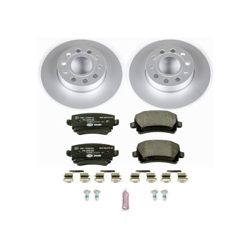 PSB Euro-Stop Kit - Power Stop 2008 Audi A3 Rear Euro-Stop Brake Kit