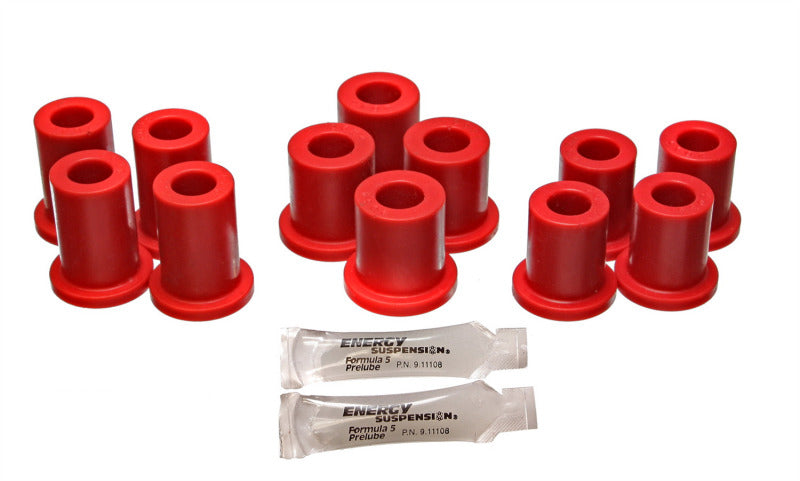 ES Spring/Shackle Bush - Red - Energy Suspension Mit Trk Rear Spring Bushing O.E.M. - Red