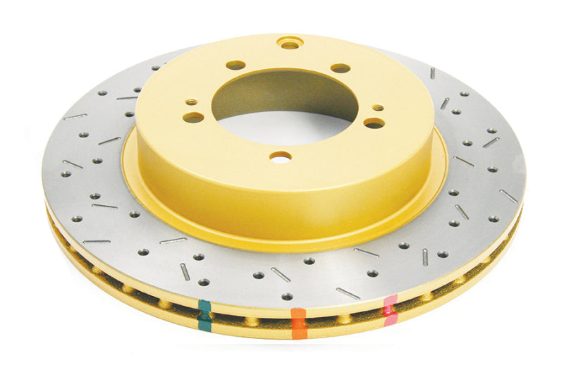 DBA 4000 Slot&Drill Rotors - DBA 03-05 Evo 8/9 Rear Drilled & Slotted 4000 Series Rotor