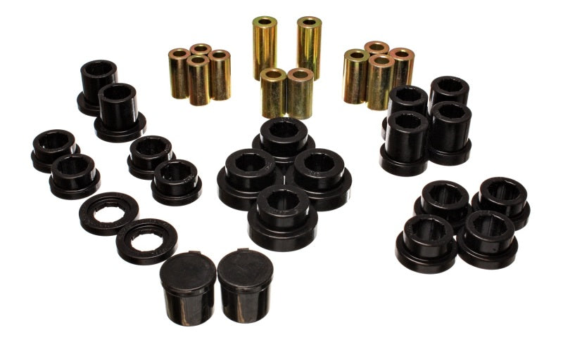 ES Cntrl Arm Bushings - Black - Energy Suspension 00-09 Honda S2000 Black Rear End Control Arm Bushing Set