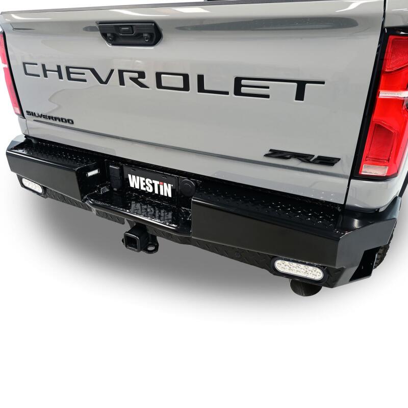 WES HDX Rear Bumpers - Westin 19-20 Chevy Silverado 1500 HDX Bandit Rear Bumper - Black