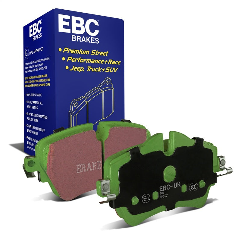EBC Greenstuff Brake Pad Sets - EBC 14+ Mini Hardtop 2.0 Turbo Cooper S Greenstuff Front Brake Pads