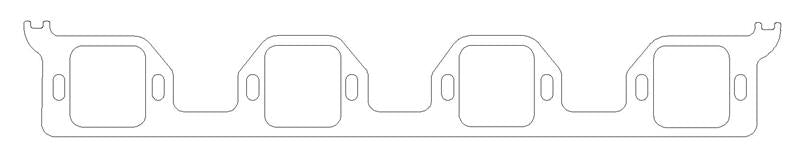 CG Intake Gaskets - Cometic Chrysler Gen-2 Hemi .047in Fiber Intake Manifold Gasket Set-1.856in x 2.009in Rectangle Port