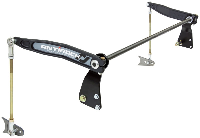 ROK Antirock Sway Bars - RockJock TJ/LJ Antirock Sway Bar Kit Rear Bolt-On Mounts: Weld-On Axle Tab Forged Arms