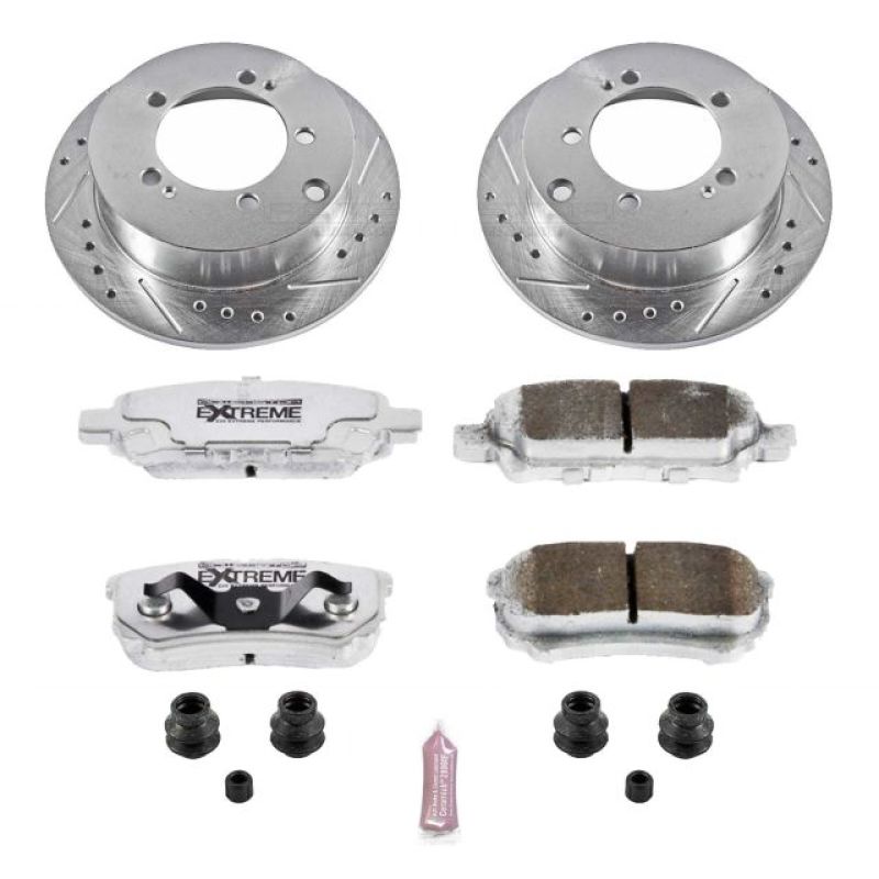 PSB Z26 Street Warrior Kit - Power Stop 04-06 Mitsubishi Lancer Rear Z26 Street Warrior Brake Kit