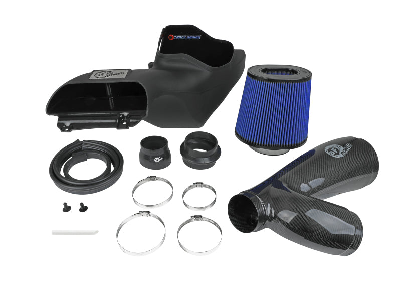 AFE Track Series Intake - aFe 17-20 Ford F-150/Raptor Track Series Carbon Fiber Cold Air Intake System With Pro 5R Filters