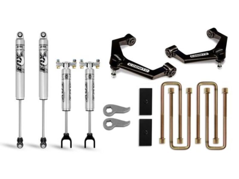 COG Leveling Kit - Performance - Cognito 20-24 Chevy Silv/Sierra 2500/3500HD 2/4WD 3in Perf Ball Joint Lvl Lift Kit w/ Fox PS 2.0 IFP