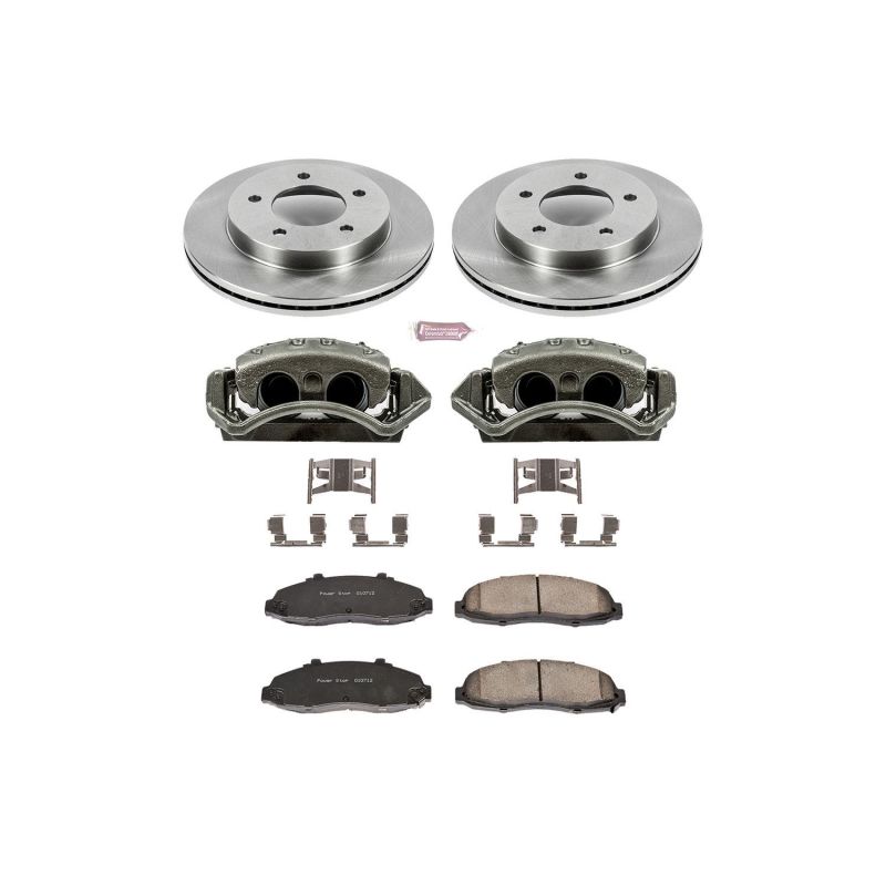 PSB Autospecialty Kit w/Cals - Power Stop 99-03 Ford F-150 Front Autospecialty Brake Kit w/Calipers