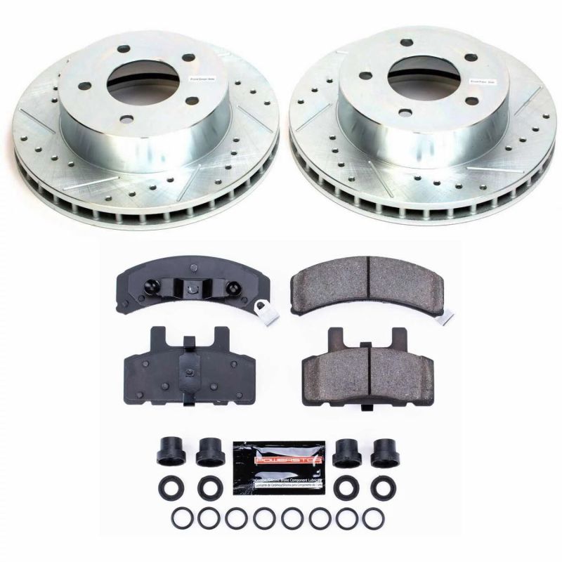 PSB Z23 Evolution Kit - Power Stop 90-02 Chevrolet Astro Front Z23 Evolution Sport Brake Kit