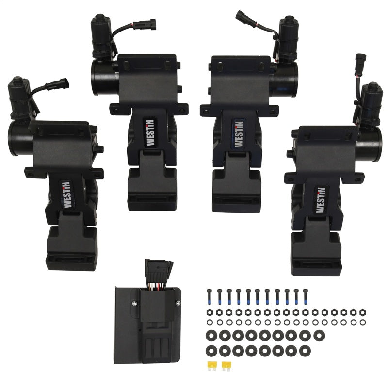 WES Running Boards - Pro-e - Westin 15-25 Ford F-150 SuperCrew / 17-25 F-250/350 CrewCab Pro-e Running Boards - Tex. Blk