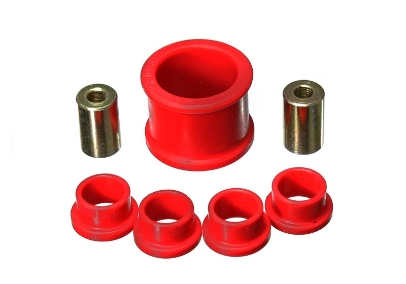 ES Steering Rack Bush - Red - Energy Suspension 06-11 Honda Civic Si Red Power Steering Rack Bushing Set