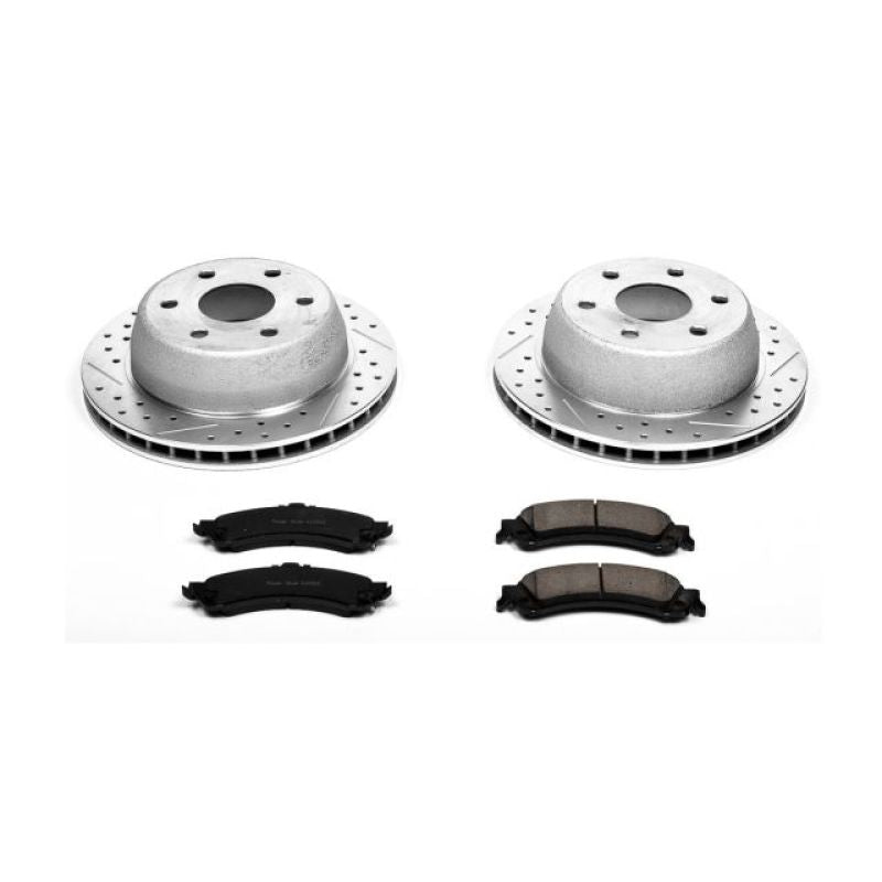 PSB Z23 Evolution Kit - Power Stop 02-06 Cadillac Escalade Rear Z23 Evolution Sport Brake Kit