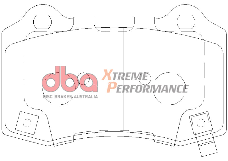 DBA XP650 Brake Pads - DBA 2010 Camaro SS XP650 Rear Brake Pads