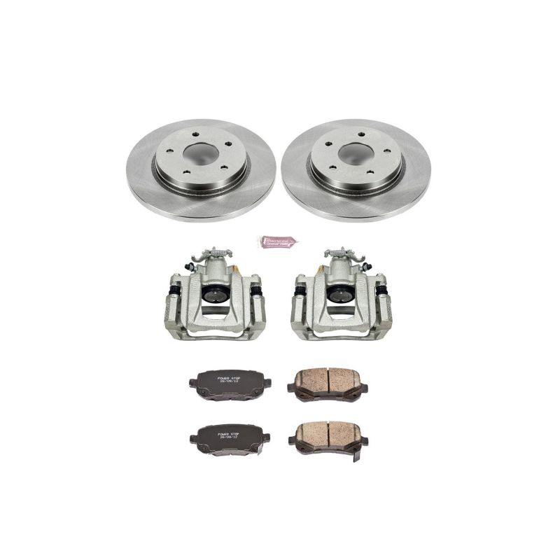 PSB Autospecialty Kit w/Cals - Power Stop 08-12 Chrysler Town and Country Rear Autospecialty Brake Kit w/Calipers