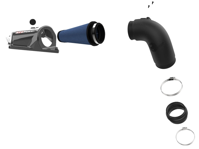 AFE Magnum FORCE Stage-2 Cold Air Intakes - aFe Magnum FORCE Stage-2 Pro 5R Cold Air Intake System 16-17 BMW 340i (F30) L6-3.0L (t) B58