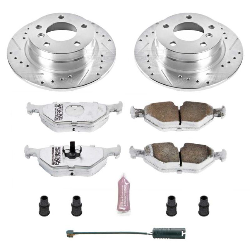 PSB Z26 Street Warrior Kit - Power Stop 92-98 BMW 318i Rear Z26 Street Warrior Brake Kit