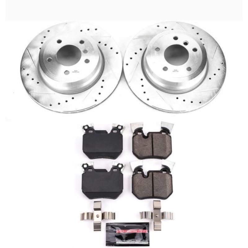 PSB Z23 Evolution Kit - Power Stop 11-13 BMW 135i Rear Z23 Evolution Sport Brake Kit