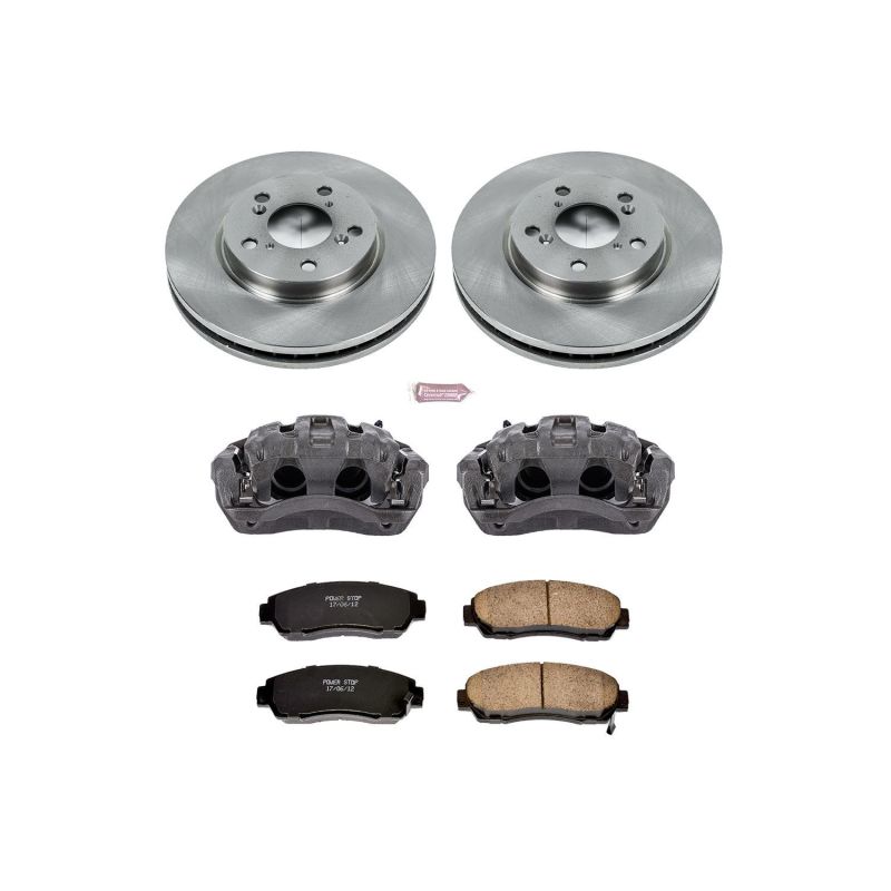 PSB Autospecialty Kit w/Cals - Power Stop 05-10 Honda Odyssey Front Autospecialty Brake Kit w/Calipers