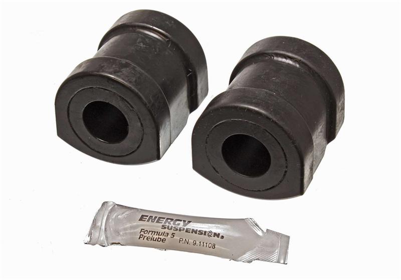 ES Sway Bar Bushings - Black - Energy Suspension 92-99 BMW 318I/325i/328I Black 25mm Front Sway Bar Frame Bushings