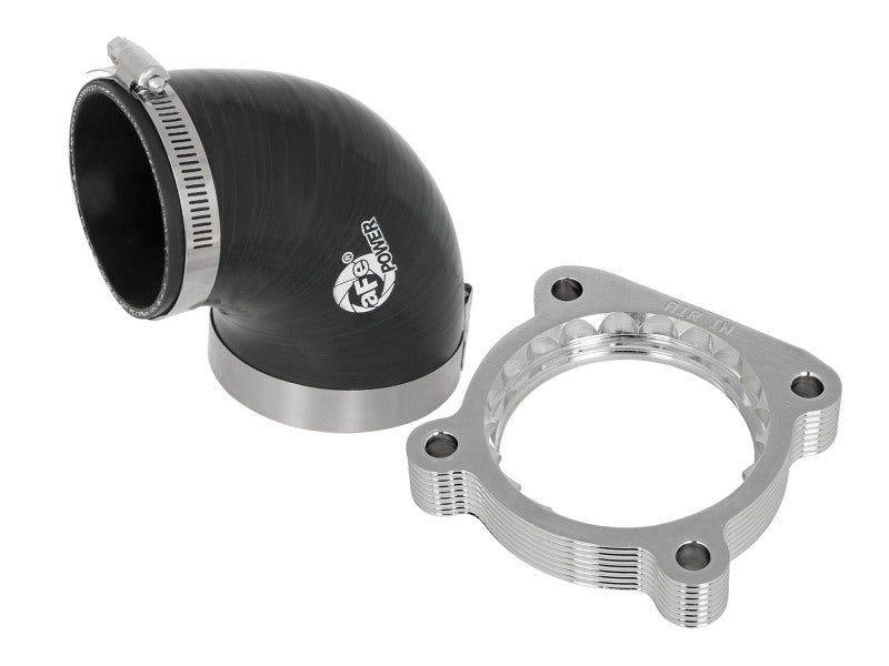 AFE Silver Bullet TBS - aFe Silver Bullet Throttle Body Spacers TBS 10-16 Nissan Patrol (Y62) V8-5.6L (320hp)