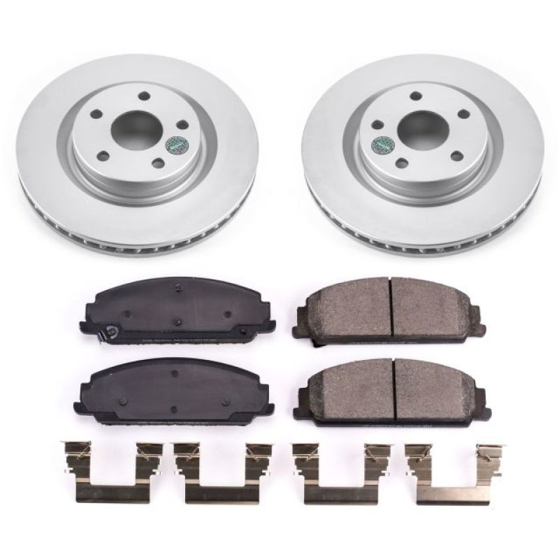 PSB Z17 Evolution Coated Kit - Power Stop 08-09 Pontiac G8 Front Z17 Evolution Geomet Coated Brake Kit