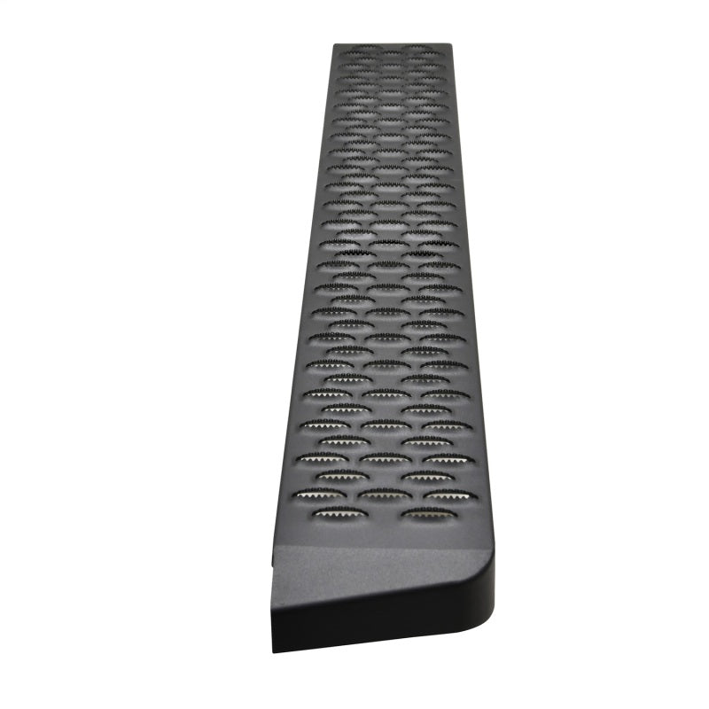 WES Running Boards - Grate - Westin Ford Transit Van 150/250/350 (Single 54in Pass Door) Grate Steps Running Boards - Tex. Blk
