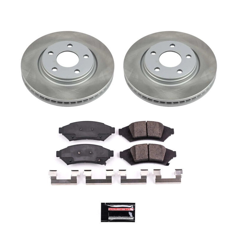 PSB Semi-Coated Rotor Kits - Power Stop 2009 Saturn Aura Front Semi-Coated Rotor Kit