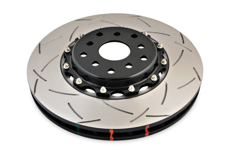 DBA 5000 Series Slotted Rotors - DBA 04-07 STi/2017 BRZ w/Perf. Pkg. 10 Hole Front Slotted 5000 Series 2/PC Rotor Assembled w/Blk Hat