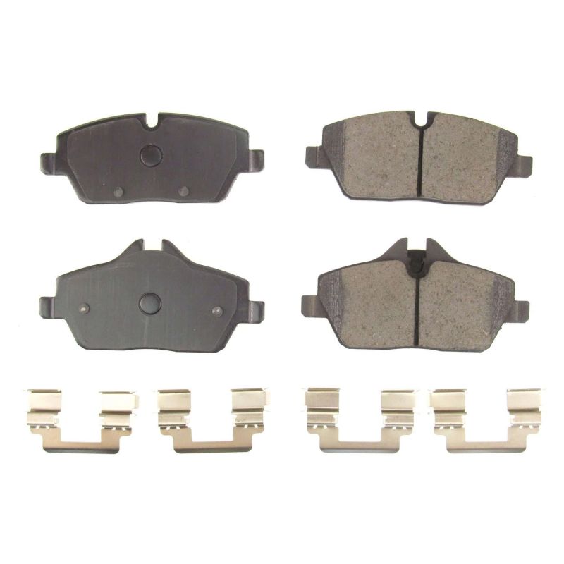 PSB Z17 Evolution Brake Pads - Power Stop 14-18 BMW i3 Front Z17 Evolution Ceramic Brake Pads w/Hardware