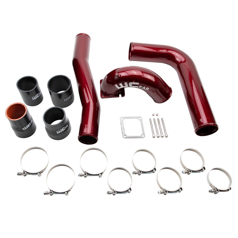 WCF Intake Bundle Kit - Wehrli 03-07 Dodge 5.9L Cummins High Flow Stage 1 Intake Bundle Kit - Gloss White