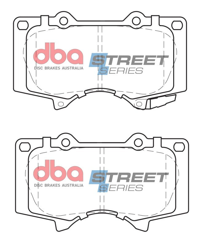 DBA Street Series Brake Pads - DBA 10-19 Lexus GX460 Street Series Front Brake Pads