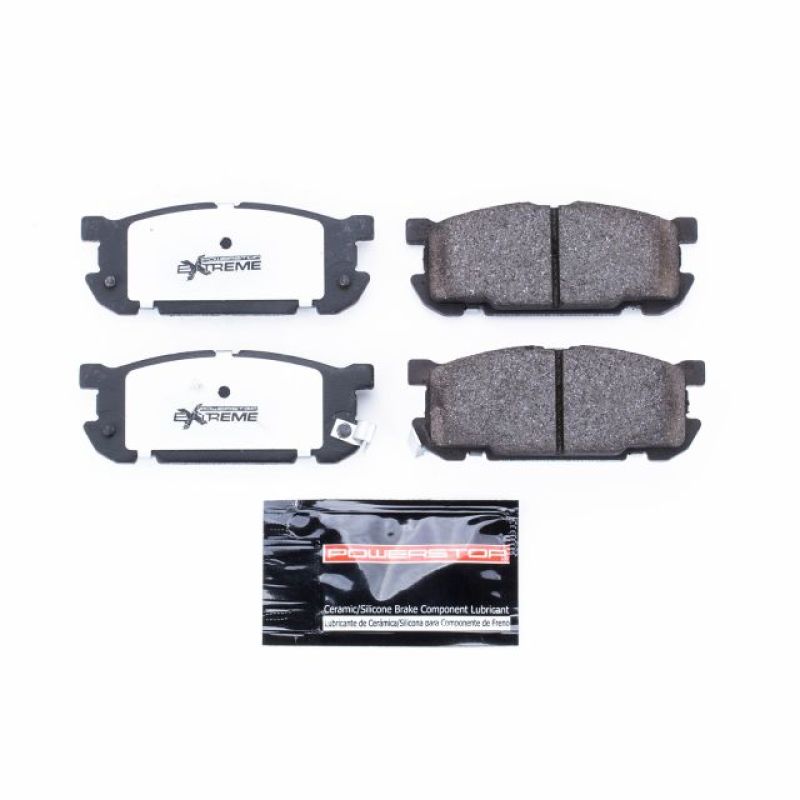 PSB Z26 Extreme Brake Pads - Power Stop 01-05 Mazda Miata Rear Z26 Extreme Street Brake Pads w/Hardware