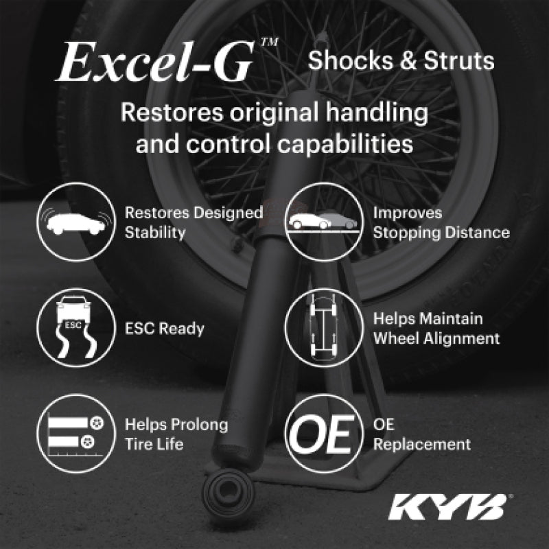 KYB Shock & Strut Excel-G - KYB 04-09 Mazda 3 (Exc. Mazdaspeed) / 06-15 Mazda 5 Excel-G Shock Assembly - Rear