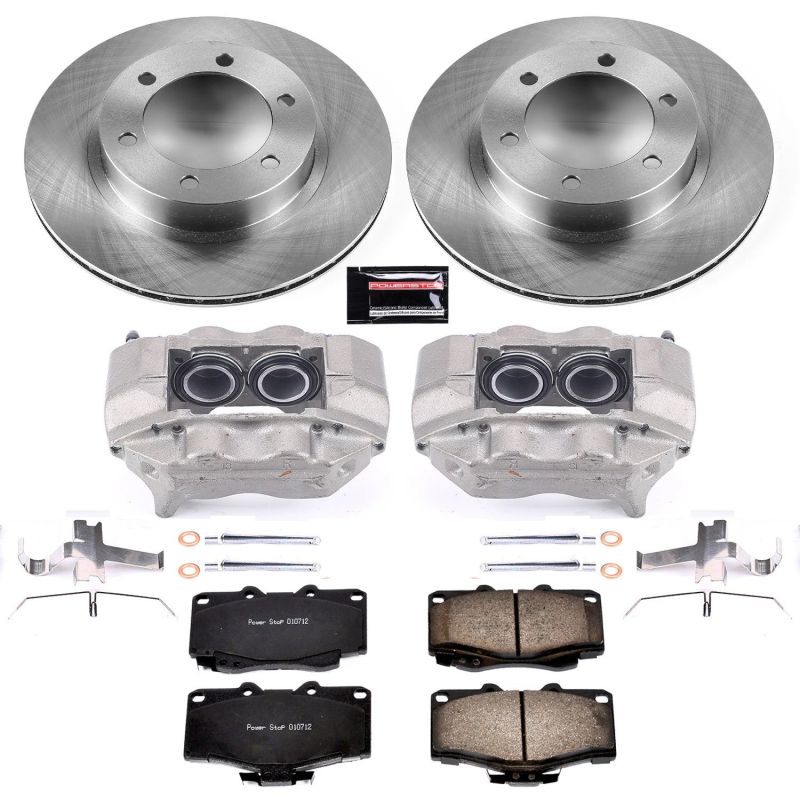 PSB Autospecialty Kit w/Cals - Power Stop 95-02 Toyota 4Runner Front Autospecialty Brake Kit w/Calipers