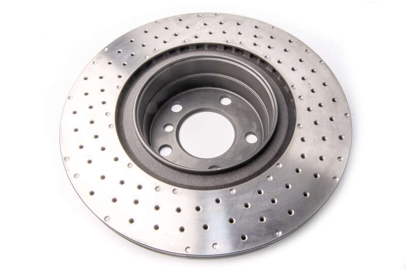 DBA 4000 Series Drilled Rotors - DBA 12-15 BMW 335i (Base) Coupe Front 4000 Series Cross Drilled Rotor