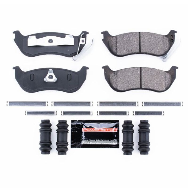 PSB Z23 Evolution Brake Pads - Power Stop 03-07 Jeep Liberty Rear Z23 Evolution Sport Brake Pads w/Hardware