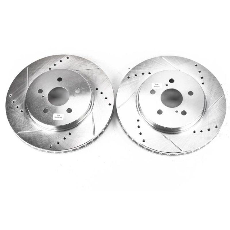 PSB Evolution Drill/Slot Rotor - Power Stop 04-06 Lexus RX330 Front Evolution Drilled & Slotted Rotors - Pair
