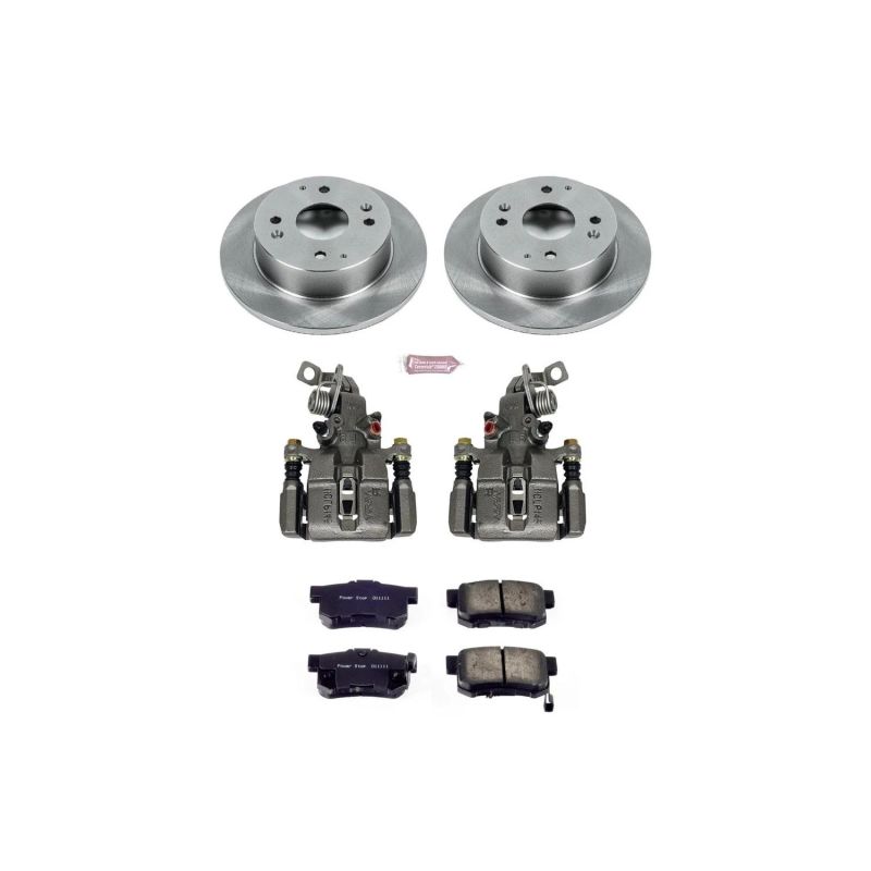 PSB Autospecialty Kit w/Cals - Power Stop 91-97 Honda Accord Rear Autospecialty Brake Kit w/Calipers