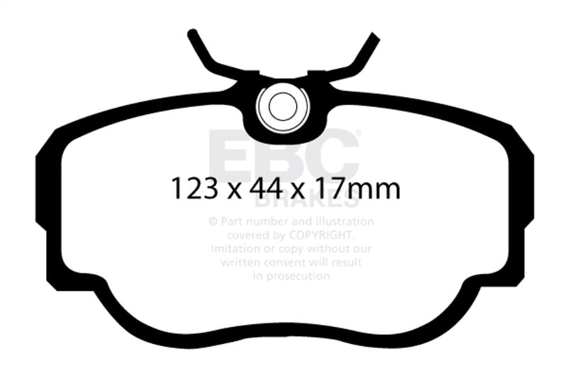 EBC Bluestuff Brake Pad Sets - EBC 83-85 BMW 318 1.8L (E30) Bluestuff Front Brake Pads
