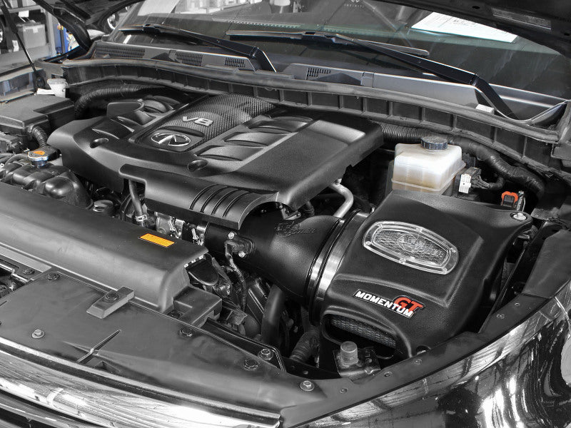 AFE Momentum GT Cold Air Intakes - aFe MagnumFORCE Intakes Pro Dry S 13-15 Nissan Patrol V8 5.6L