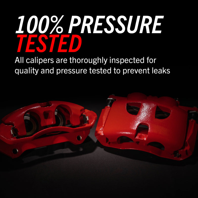 PSB Red Calipers - Power Stop 90-00 Chevrolet C3500 Front Red Calipers w/o Brackets - Pair