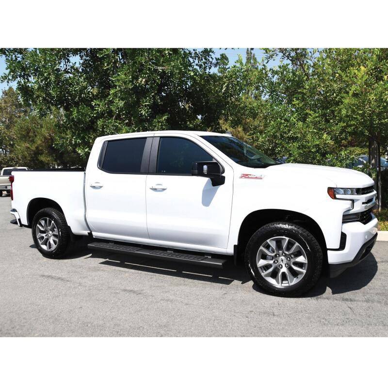 WES Nerf Bars - R7 - Westin 2019 Chevrolet Silverado/Sierra 1500 Crew Cab R7 Nerf Step Bars - Black