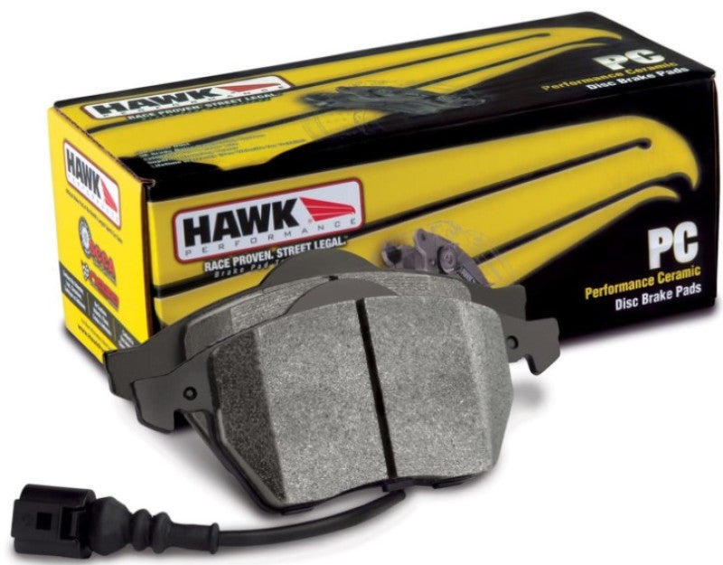 HAWK Ceramic Brake Pad Sets - Hawk 15-18 Porsche Macan Performance Ceramic Rear Brake Pads