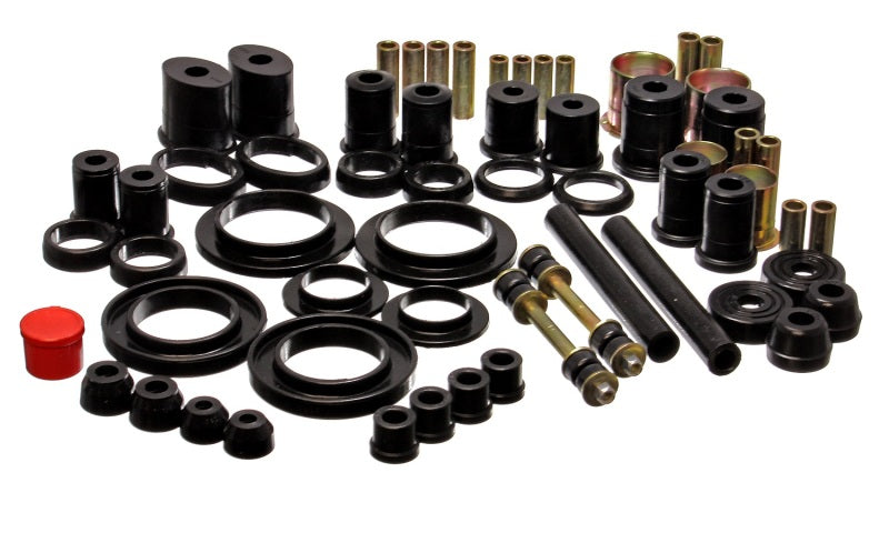 ES Hyper-Flex Sets - Black - Energy Suspension 99-04 Ford Mustang Black Hyper-flex Master Bushing Set