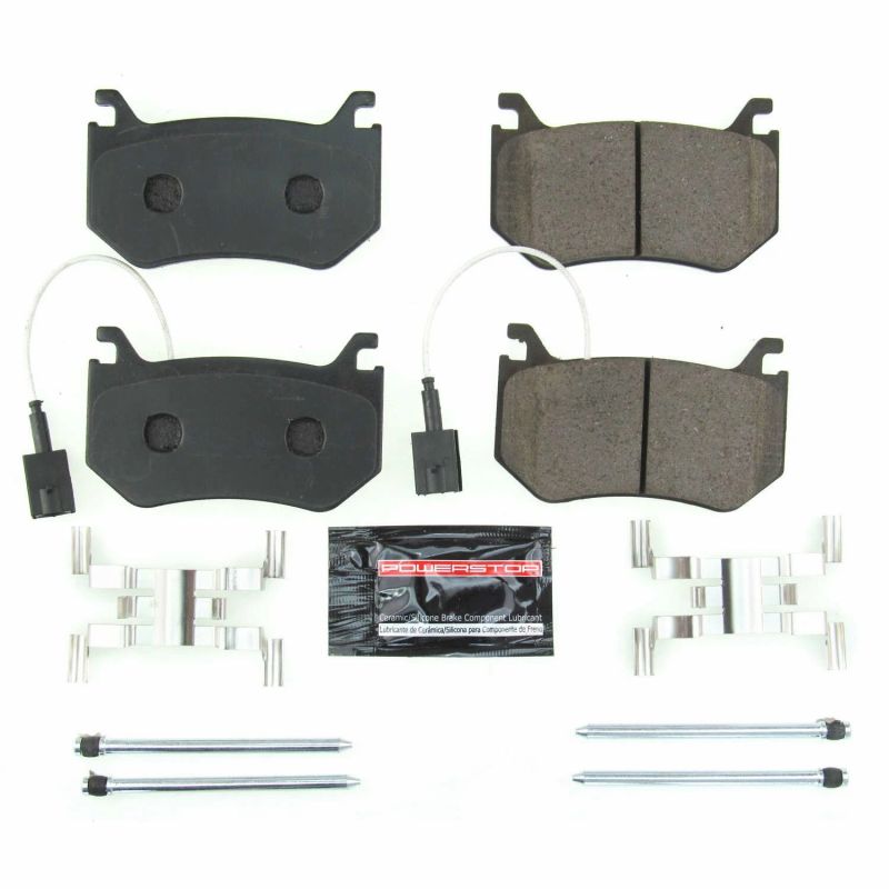 PSB Z23 Evolution Brake Pads - Power Stop 17-18 Alfa Romeo Giulia Rear Z23 Evolution Sport Brake Pads w/Hardware