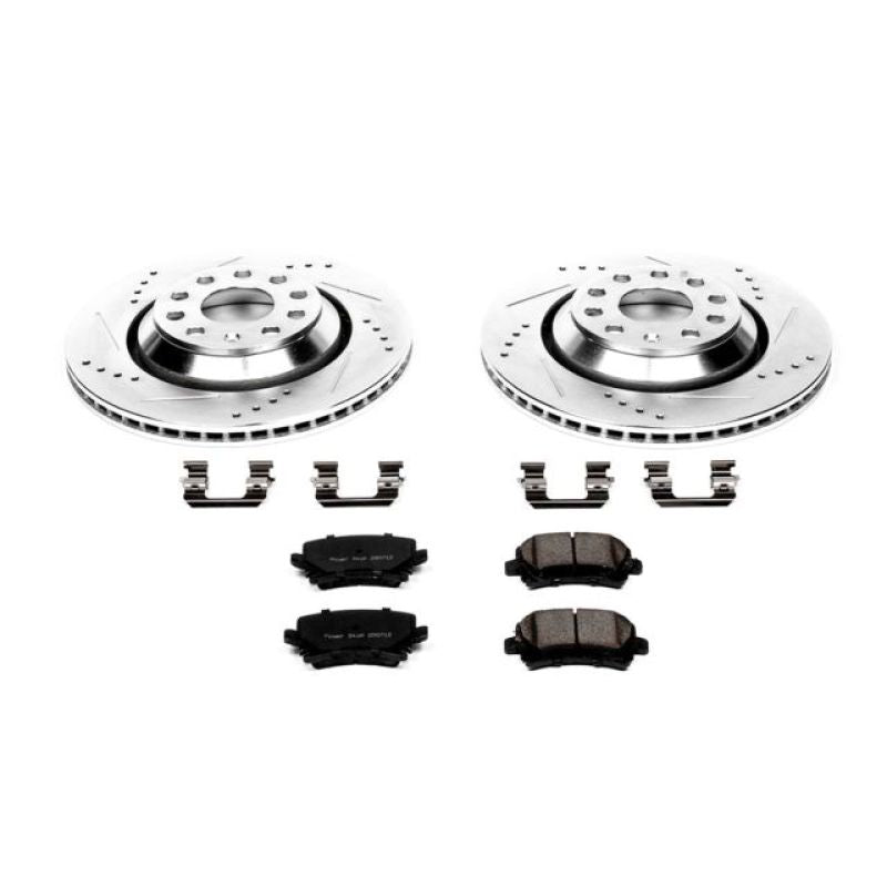 PSB Z23 Evolution Kit - Power Stop 09-17 Volkswagen CC Rear Z23 Evolution Sport Brake Kit