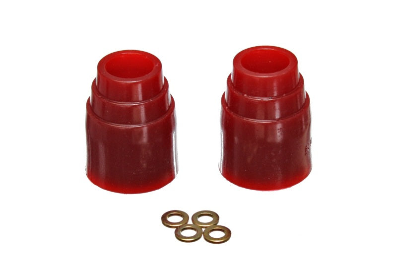 ES Bump Stops - Red - Energy Suspension 3-1/8in Bump Stop Set - Red