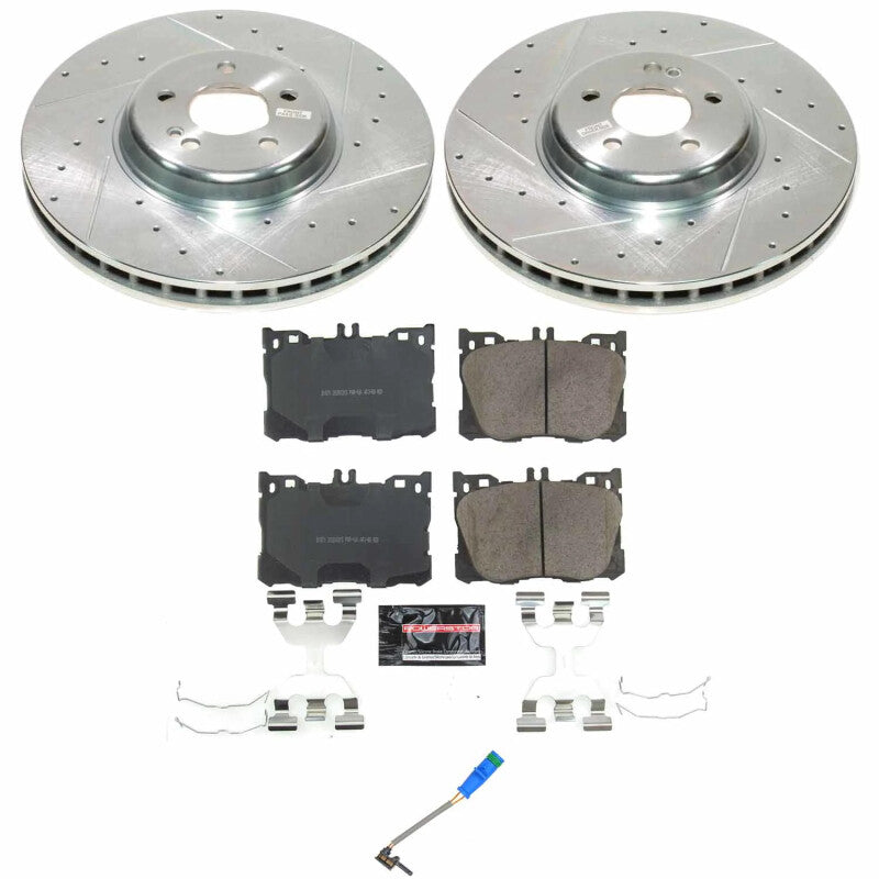 PSB Z23 Evolution Kit - Power Stop 22-23 Mercedes-Benz E53 AMG Front Z23 Evolution Brake Kit